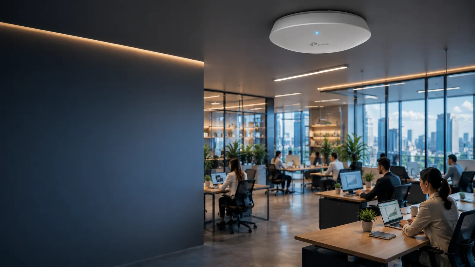 Wi-Fi empresarial Zippy com access point premium